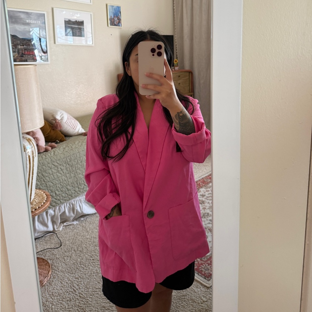 a new day Bright Pink Blazer